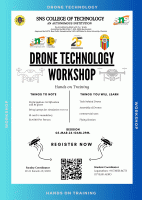 Drone Technology Workshop 2024 Workshop Poster